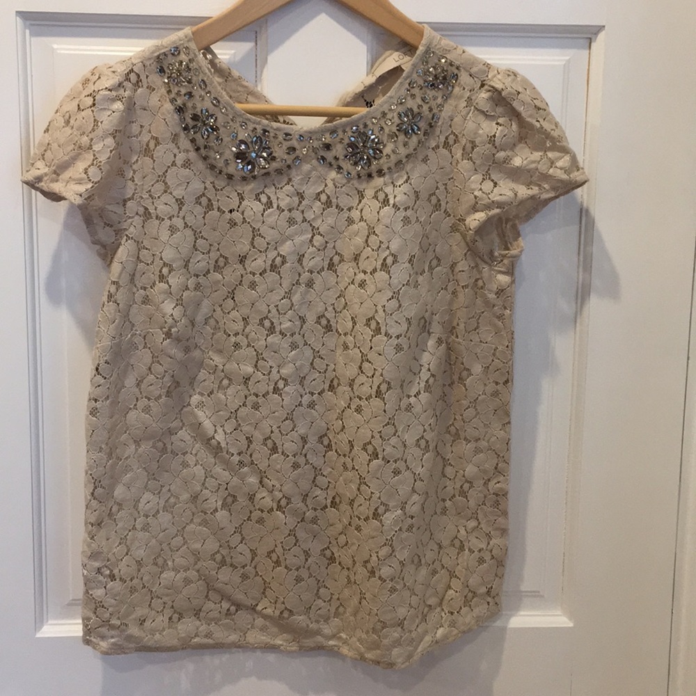 Pretty lace top from Loft